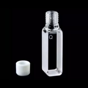 Quartz glass Spectrophotometer and Fluorescence cuvette with screw cap